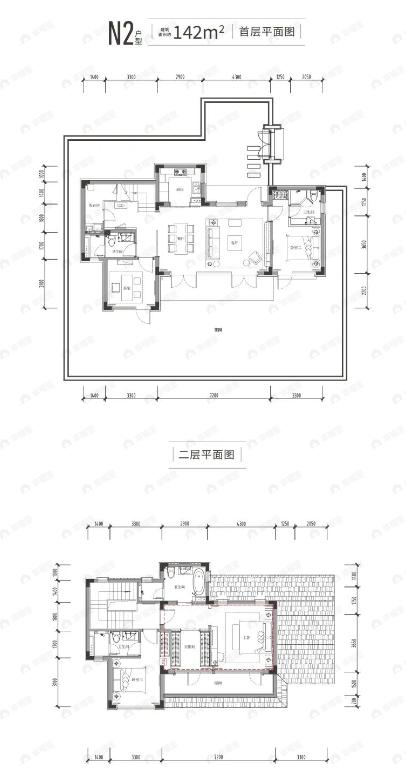 滨江·天目山晓城4室2厅4卫户型图