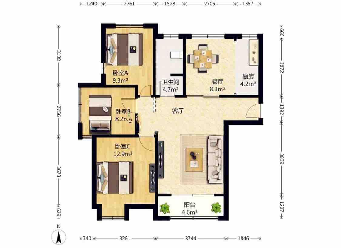 整租·海亮九玺(北区)