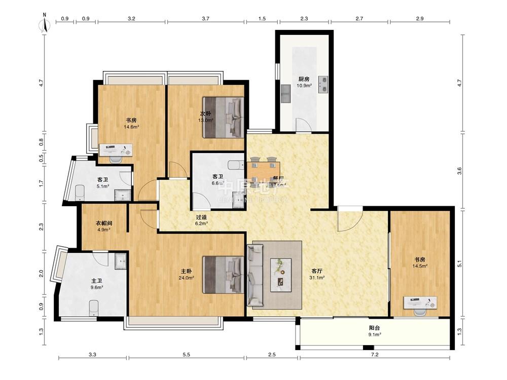 整租·中粮海景壹号