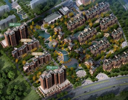 西安山水香堤溪岸长安 航天城/建面47平-344平