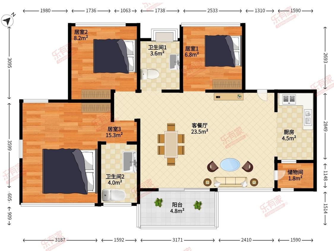 整租·前城滨海花园
