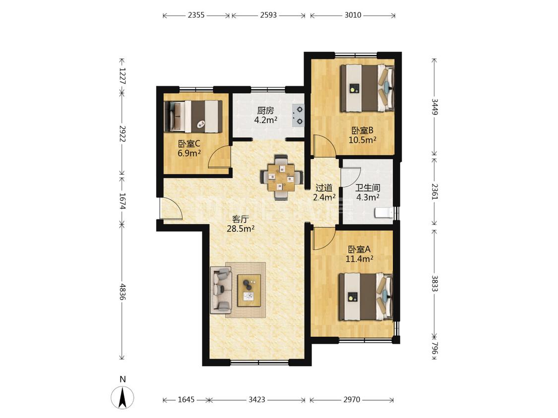 整租·保利紫荆香谷(南区)