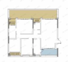 3室2厅2卫建面112平户型图