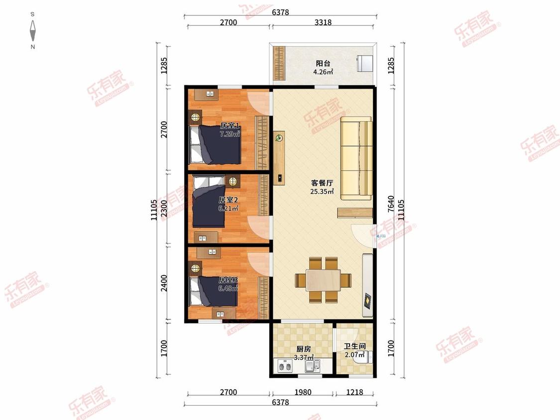 整租·文昌花园(礼乐)