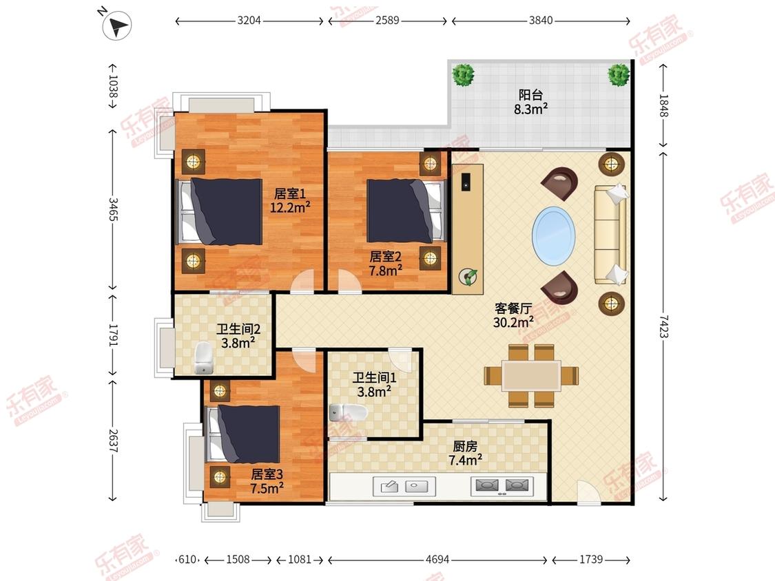 整租·西海明珠