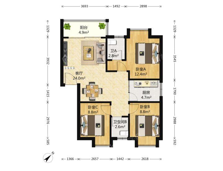 整租·梧桐山新居