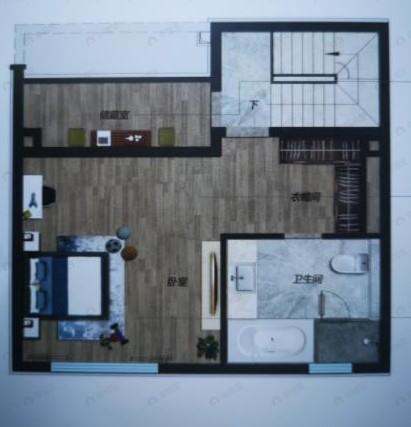 观承望溪4室3厅4卫户型图