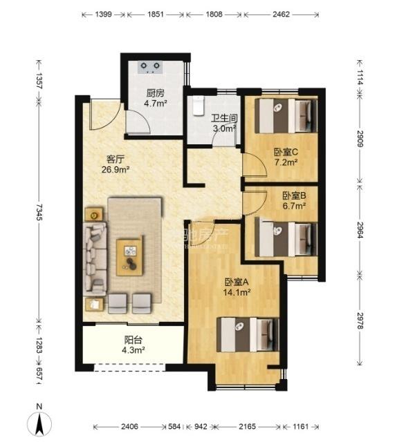 整租·星光岛(杜鹃园）