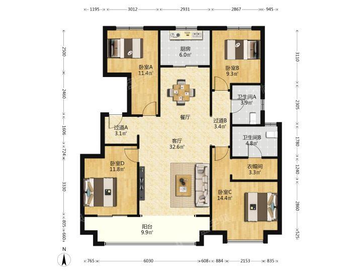 整租·大华曲江公园世家(樾境)