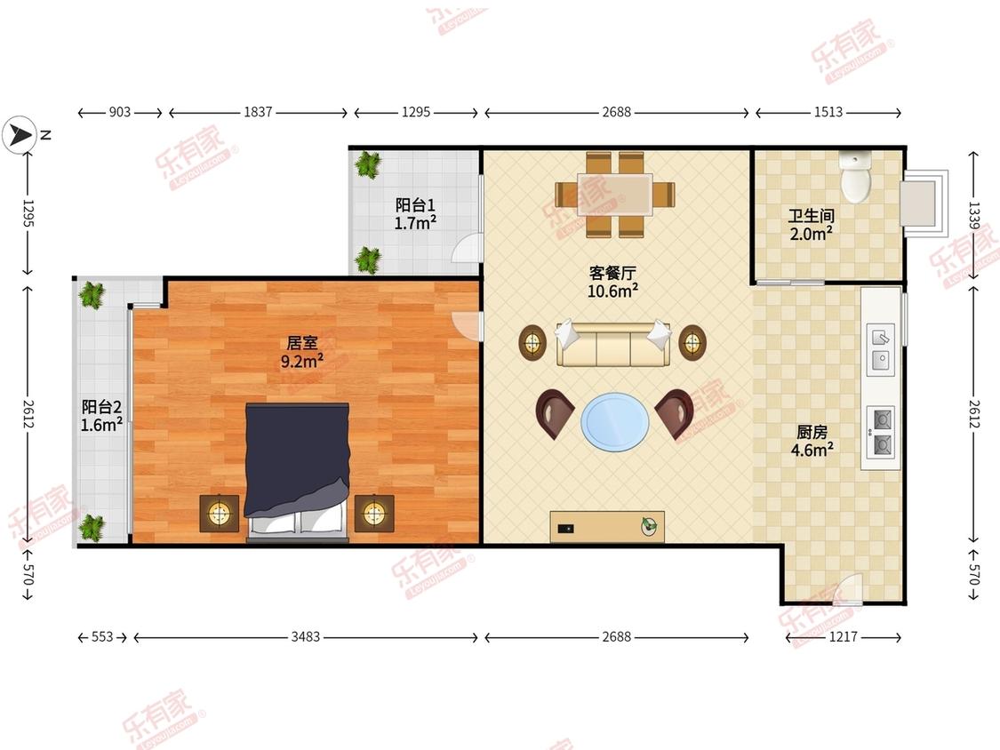 整租·联城美园