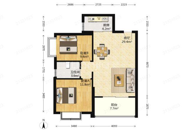 整租·夏商大学康城(一期)