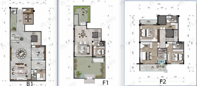 中德麓府5室3厅6卫户型图