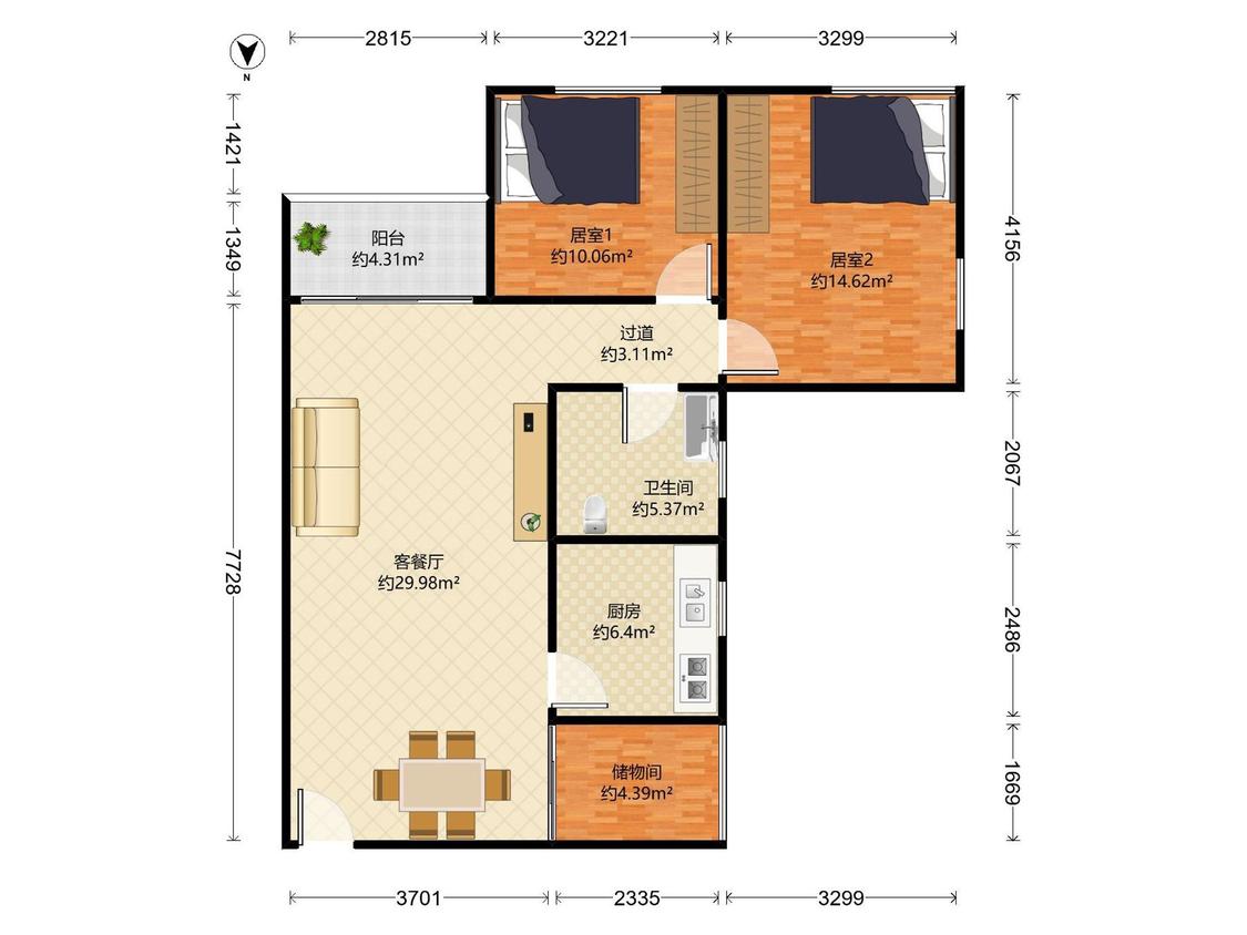 整租·金田花园