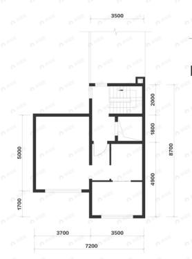 北京城建北京合院4室2厅3卫户型图