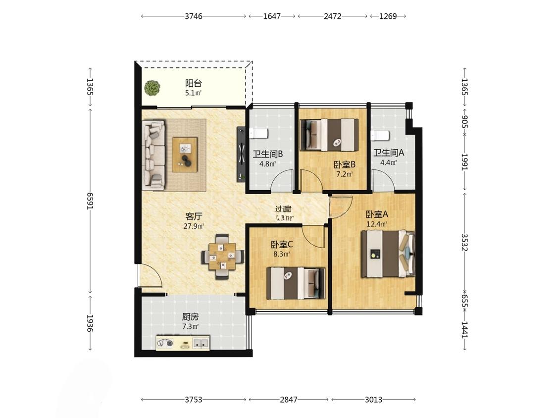 整租·北海名座