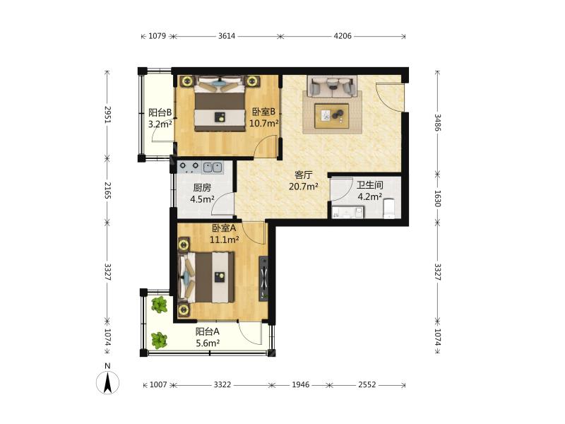 整租·马家堡路67号院