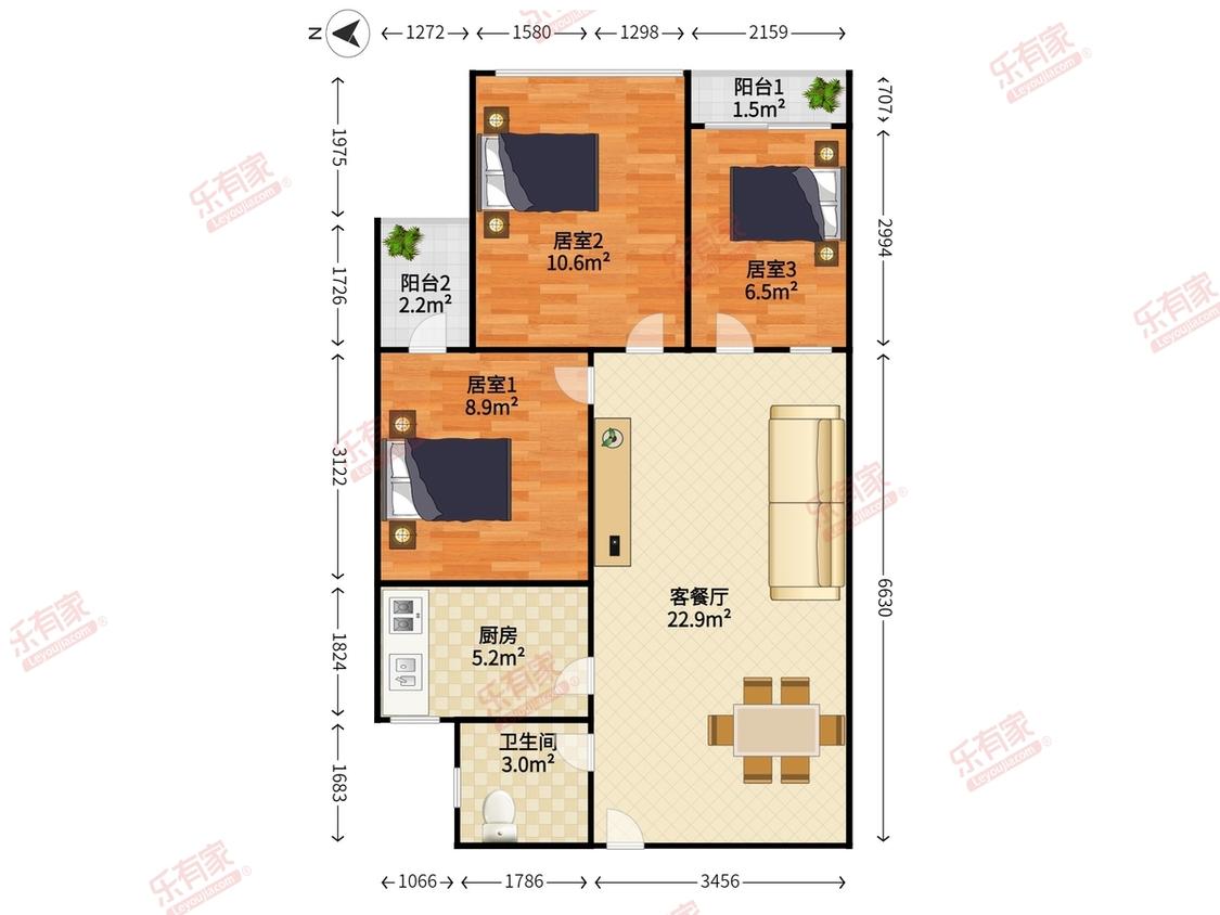 整租·向南瑞峰花园