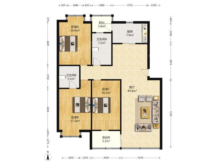 整租·大信花园