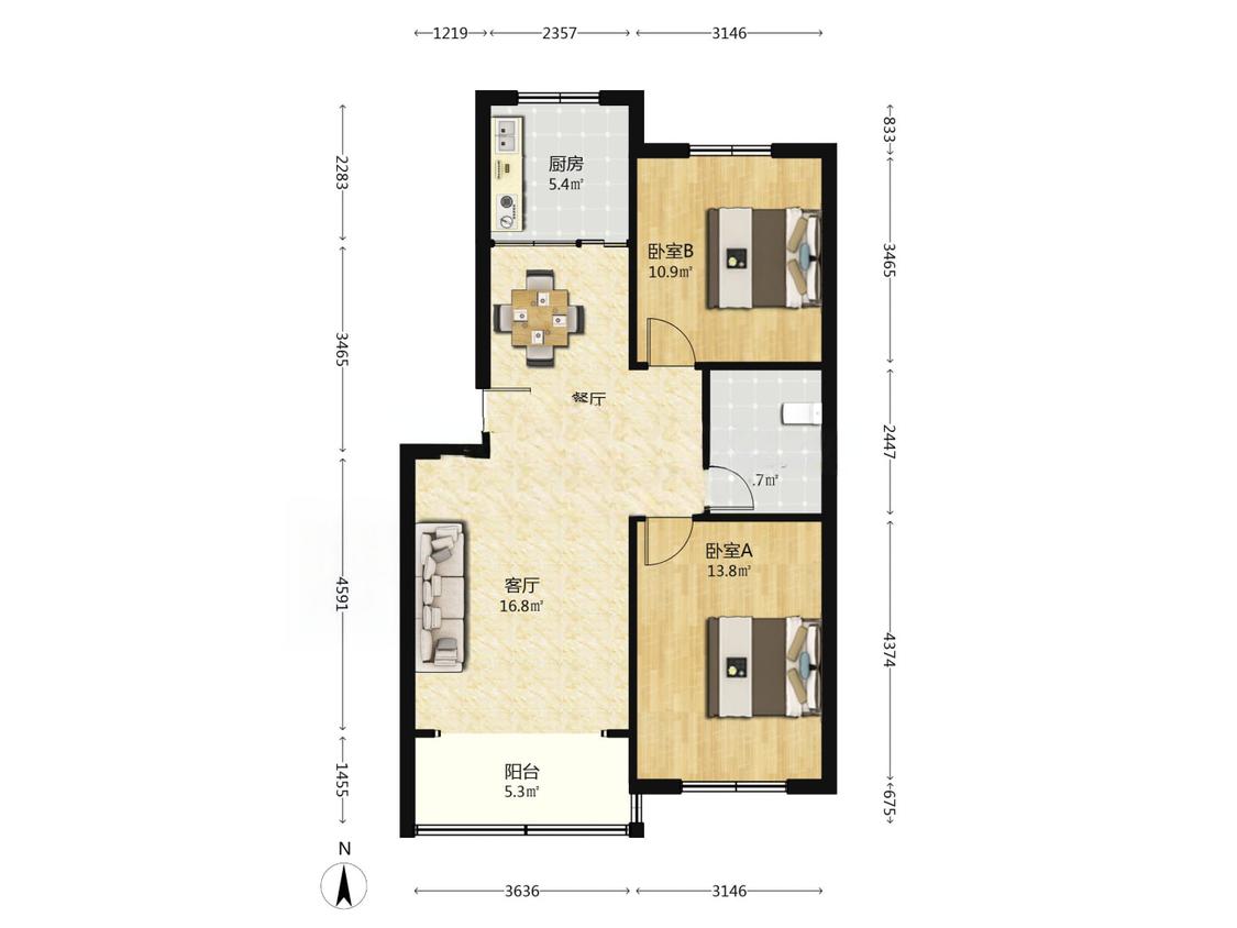 整租·一中小区