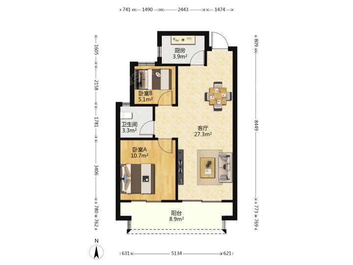 整租·吾悦华府