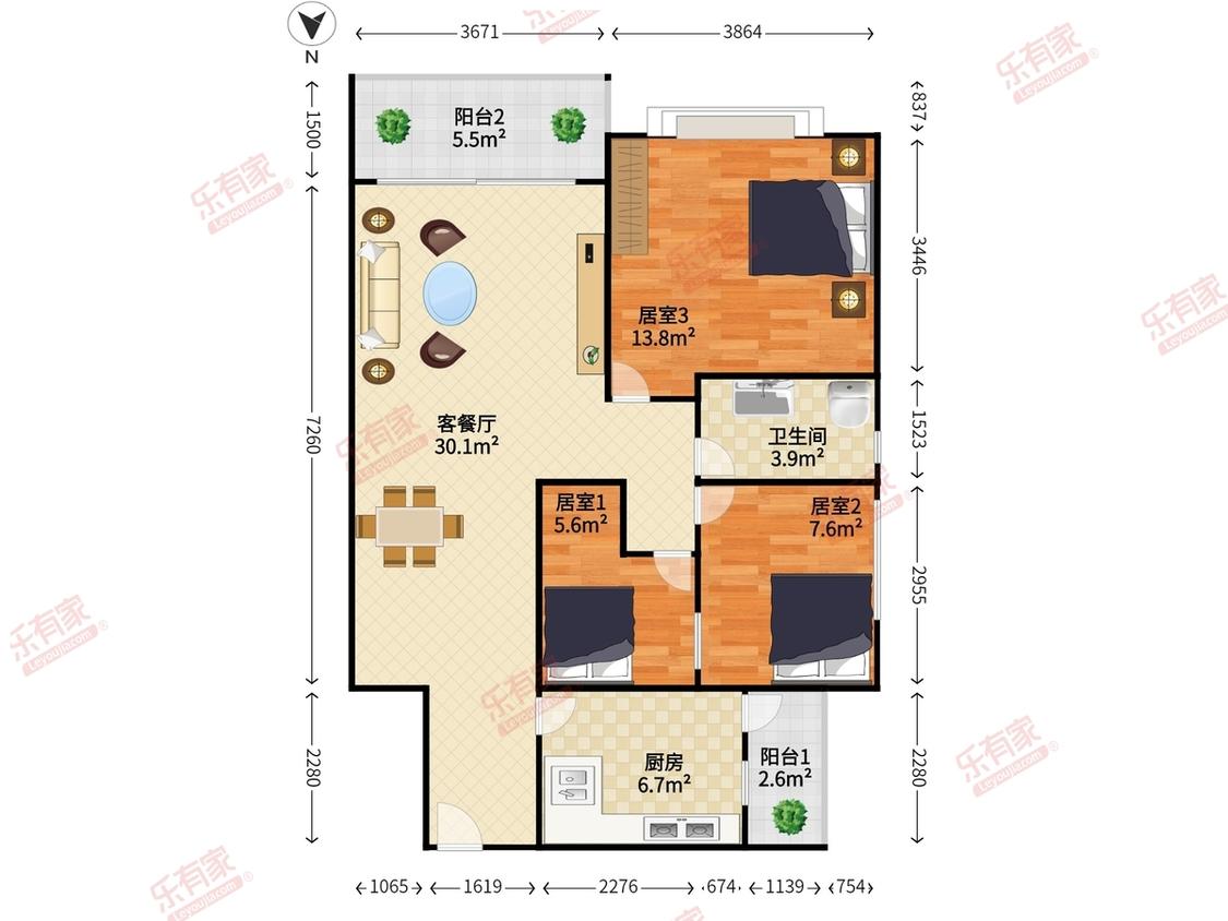 整租·名家花园