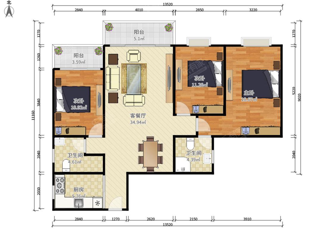 整租·凤山水岸(一期）