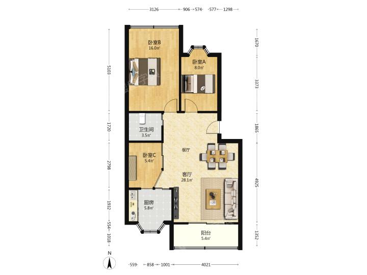 整租·福裕花园