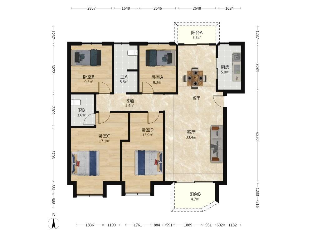 整租·瀚海尔湾