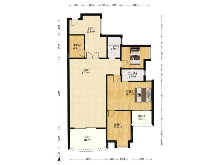 整租·顺联新城花园