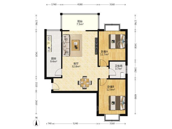 整租·紫郡长安