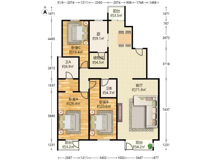 整租·北京华侨城(2号院)