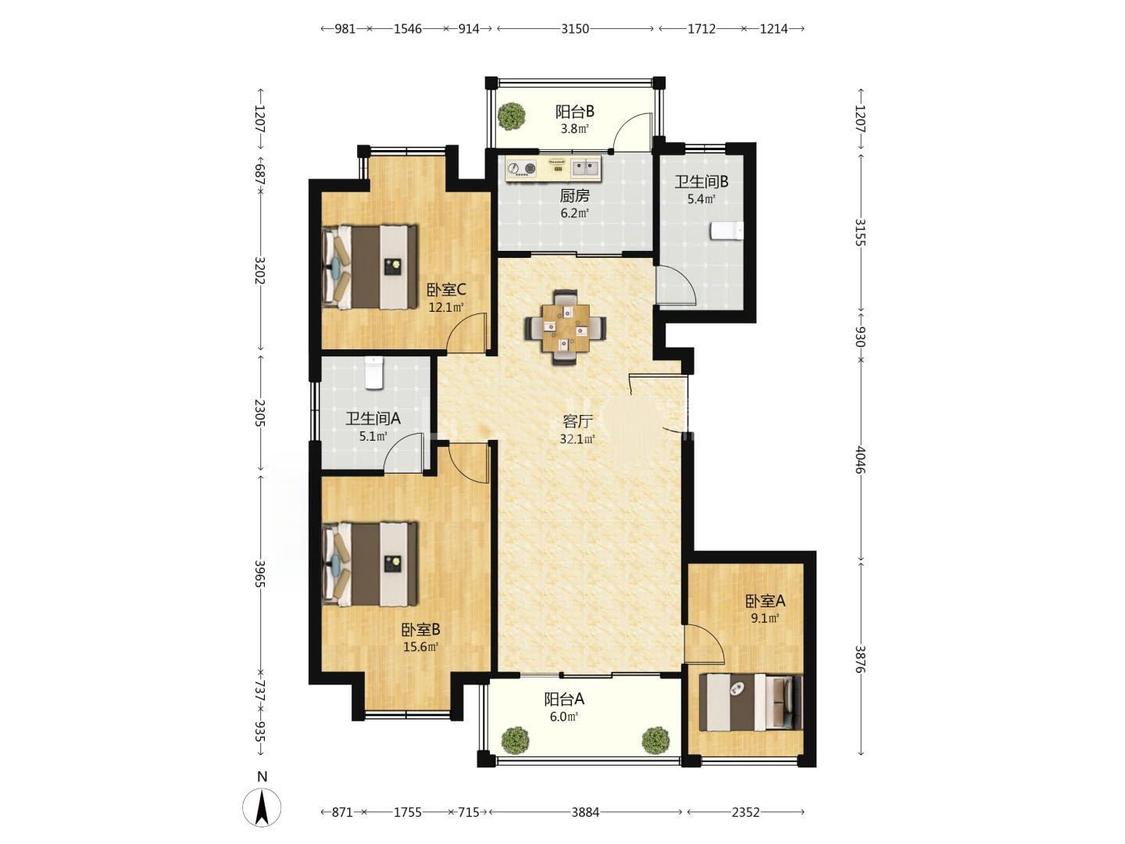 整租·津盘凤凰都