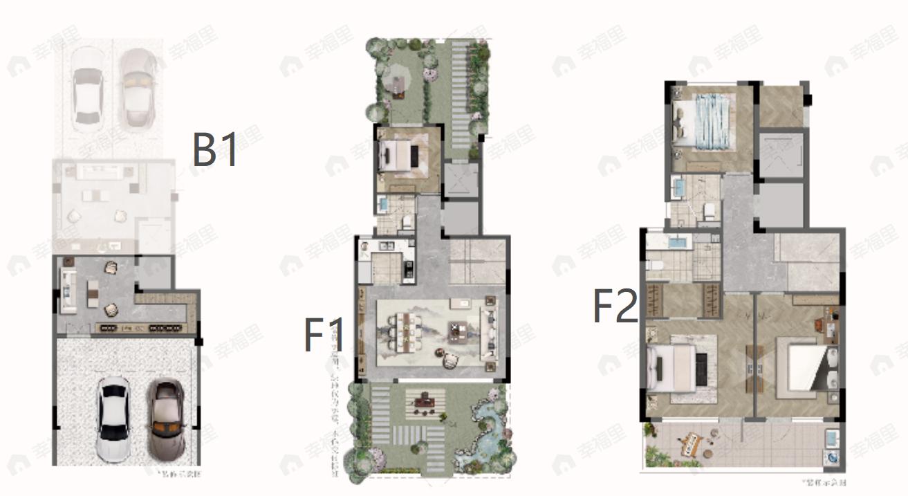 4室2厅3卫建面150平西南户型图