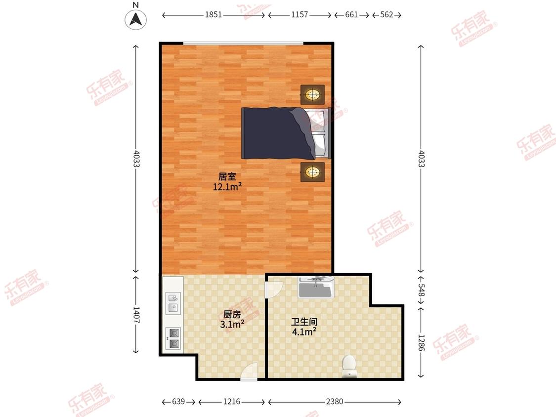 整租·华盛峰荟名庭