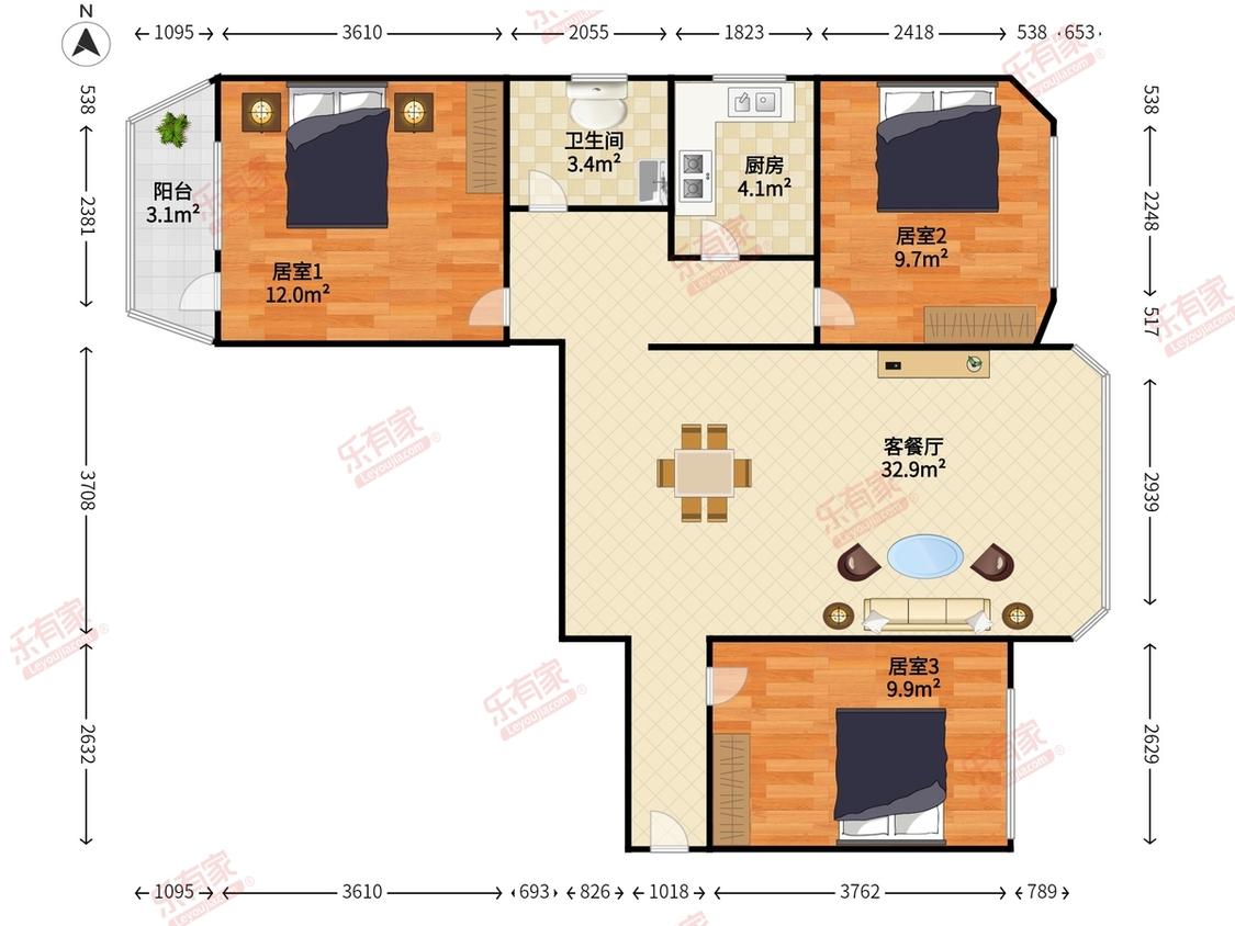 整租·金田花园