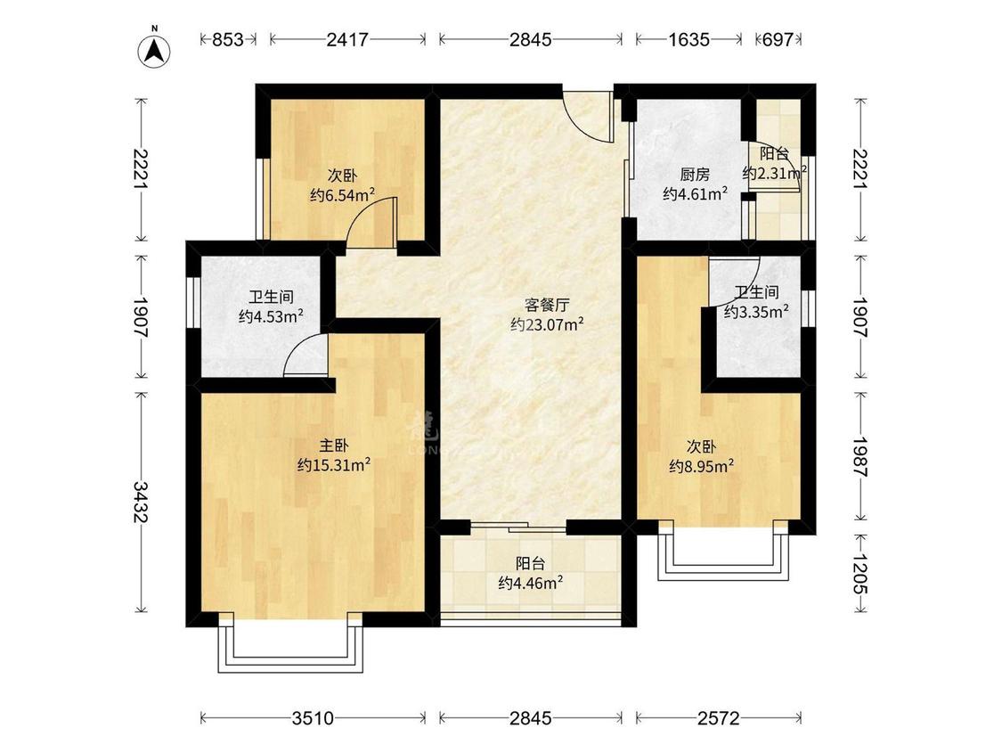 整租·恒大帝景