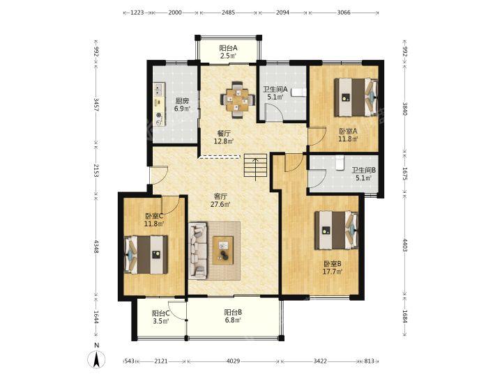 整租·广成东方名城