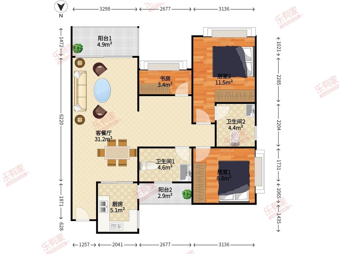 整租·越秀天悦星院