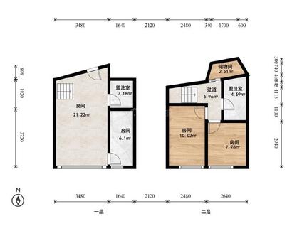 undefined整租·中弘北京像素(北区) 2室1厅45㎡ | 北 | 朝阳 常营