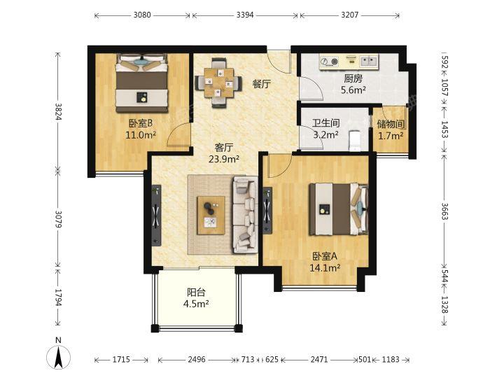 整租·中海观园B区