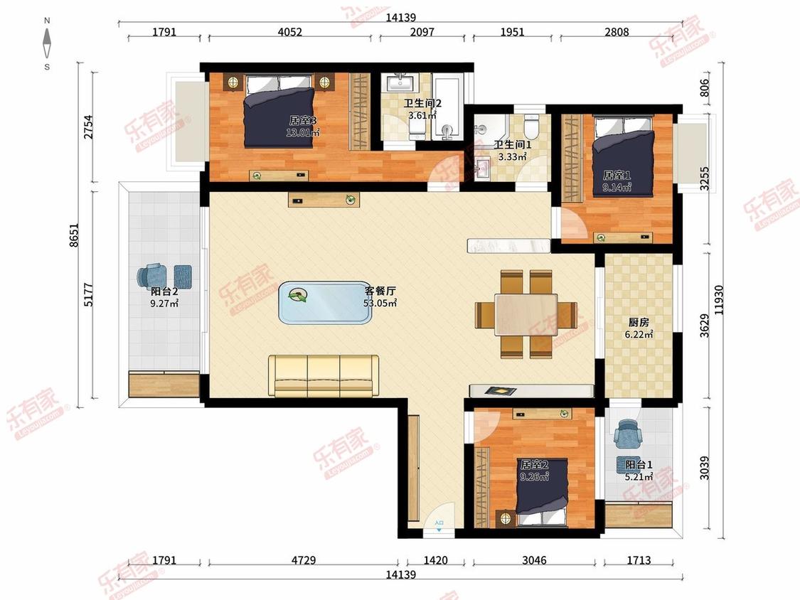 整租·经纬凯旋城