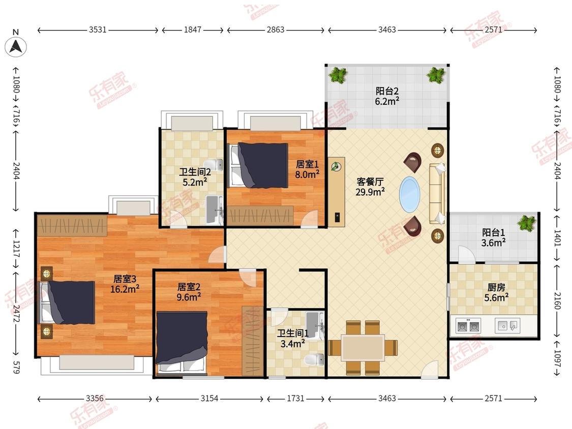 整租·悦峰华府