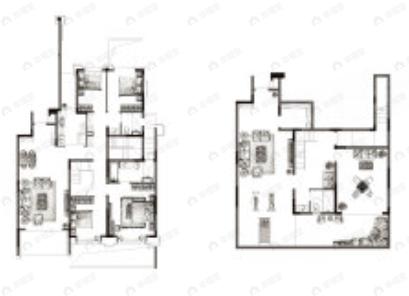 4室2厅2卫建面162平南户型图