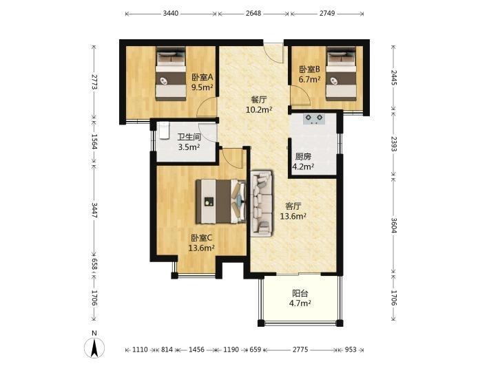 整租·尧辰景园