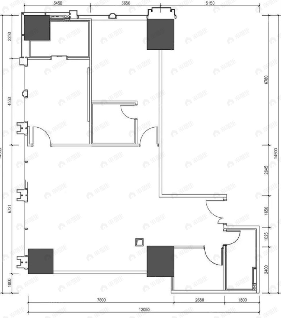 上和领誉3室2厅3卫户型图