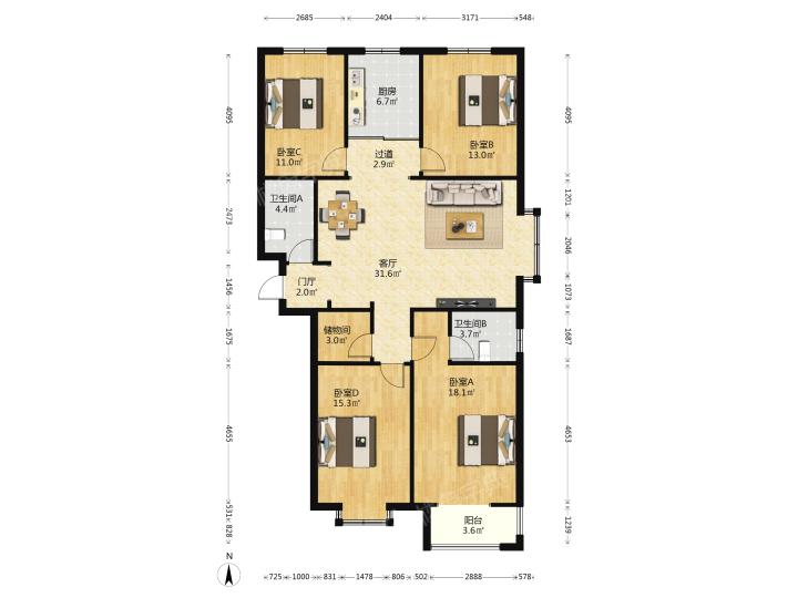 整租·智诚御河骏景(A区)