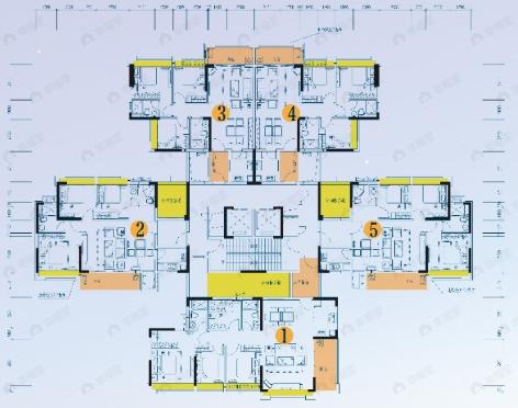 尚薈海岸4室2厅2卫户型图