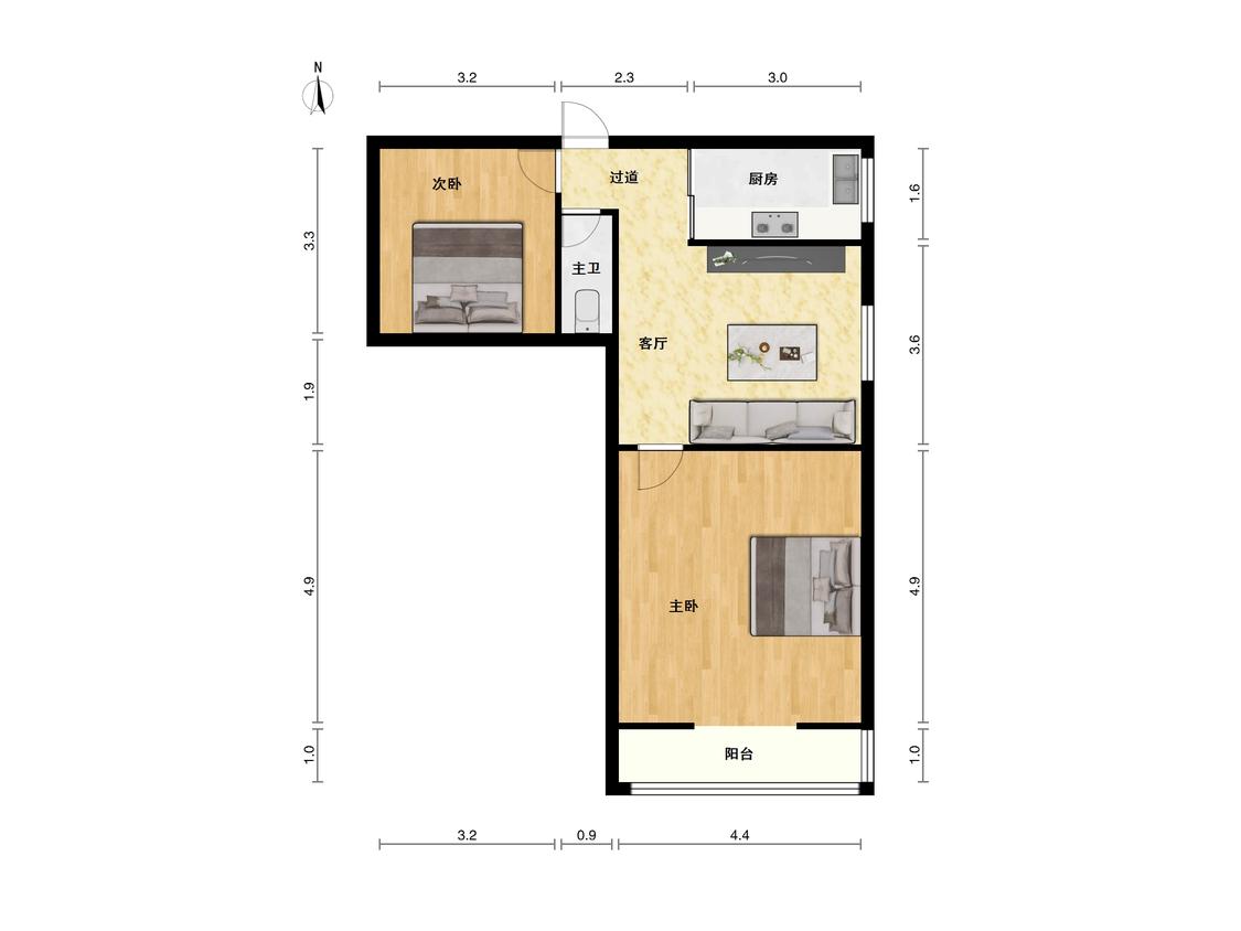 整租·市规划局家属院