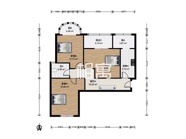 合租·三环新城(7号院)