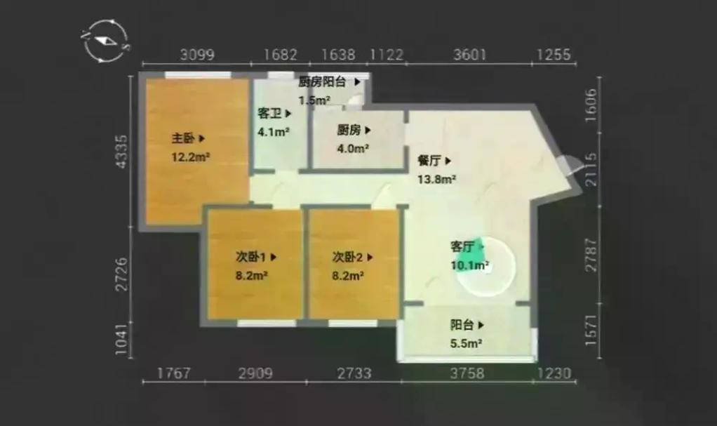 整租·金昌富竹苑(二期)
